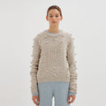 EENK EENK Knitwear Pompom Pullover - Light Grey