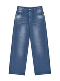 MATIN KIM MATIN KIM Denim Pants Soft Shiny Blue