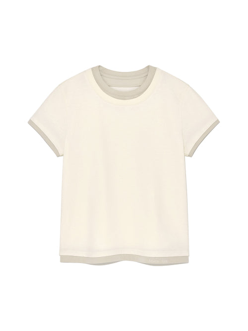 MATIN KIM MATIN KIM T-Shirt Layered Design