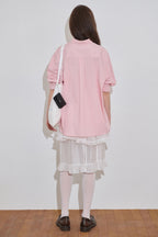 SINOON Basic Over Fit Shirt (Pink)