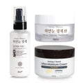 NELLA White eye glow fermented essence + tone-up cream + premium snail cream 3-piece set