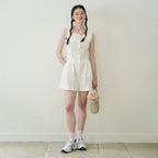 J'ASP J'ASP Judy Lace Jumpsuit (White)
