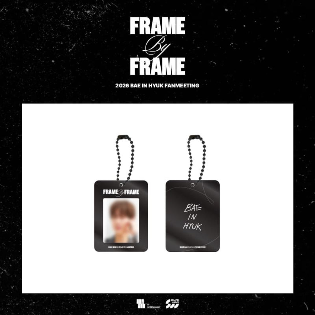 BAE INHYUK - 2026 FANMEETING [FRAME BY FRAME] MD 03. Acrylic Mini Photo Holder Keyring (ACRYLIC MINI PHOTO HOLDER KEYRING)