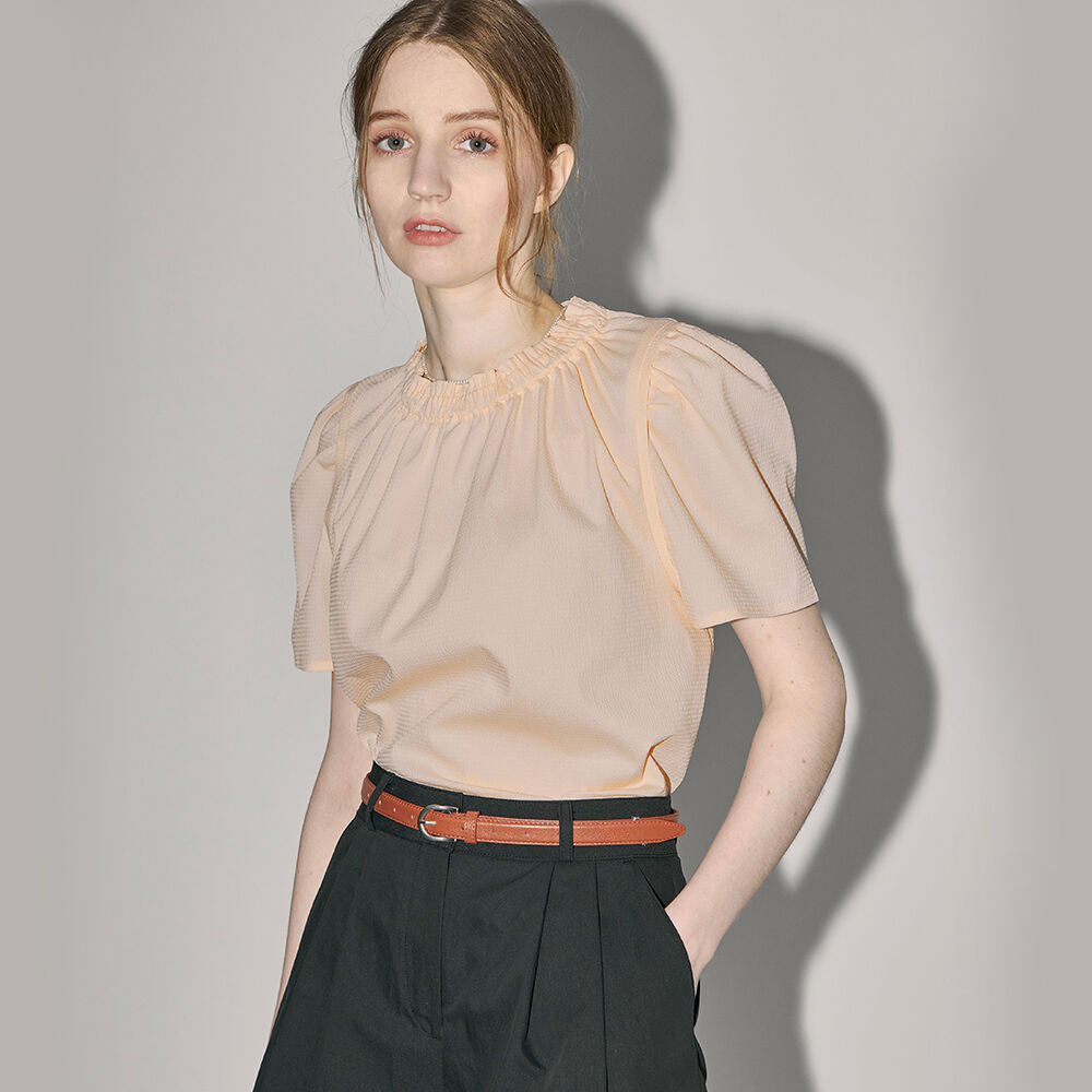 L'AUTRE DE MIN [Add color] Lautre Jane Puff Butter Blouse
