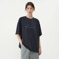 OFF AND AWAY Overlook print t-shirt_navy