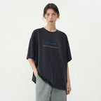 OFF AND AWAY Overlook print t-shirt_navy