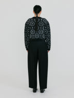 EENK ZOVAN Tapered Pocket Pants - Black