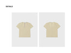 LOW CLASSIC U-NECK LOGO BLOUSE_BEIGE_LW251BL04BE