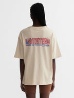 MENASOO Squared Hearttrack Graphic T Shirt_Oatmeal