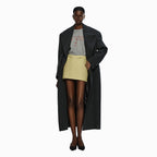 YCH WOOL MINI SKIRT YELLOW (W24SK6121YL)
