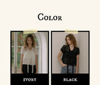 FRIVER07 Dot ribbon blouse [FRSU01BL02]_Ivory