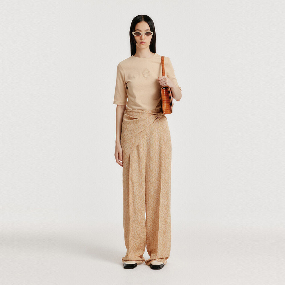 EENK YEDIA Scarfed Pants - Beige