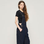 CARGOBROS CARGOBROS Denim Overall Pants Dark Blue