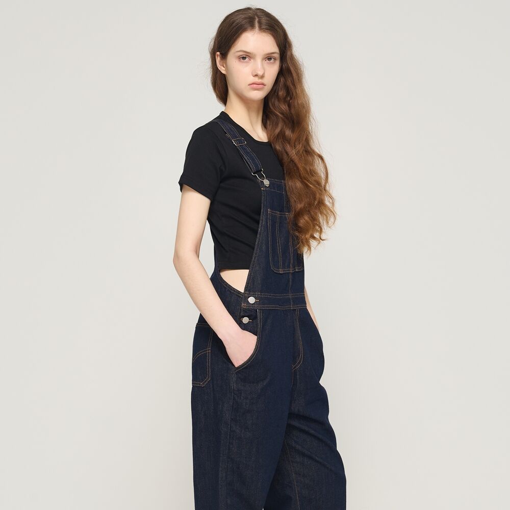 CARGOBROS CARGOBROS Denim Overall Pants Dark Blue