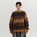 EENK EENK XINSTON Textured Knit Pullover - Brown