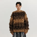EENK EENK XINSTON Textured Knit Pullover - Brown