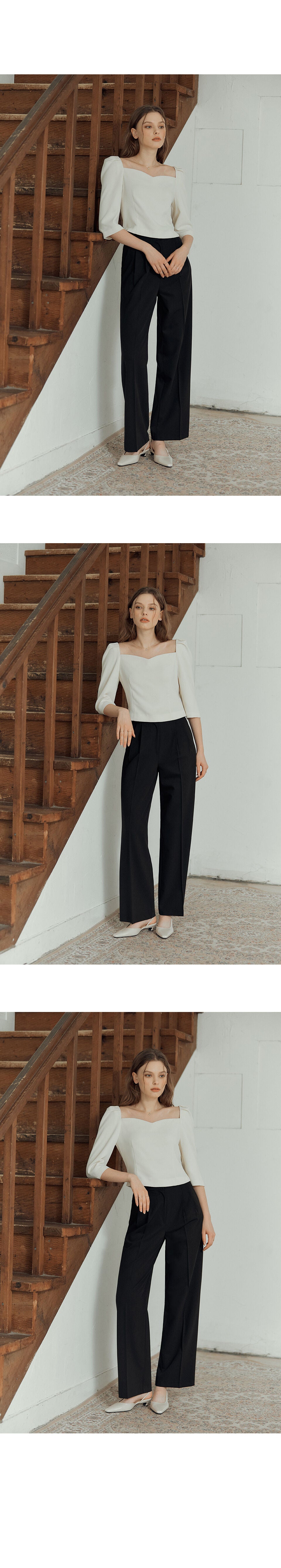 DEHEVE Chloe Tulip Blouse [Ivory]