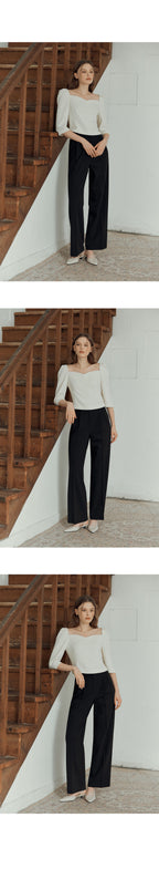 DEHEVE Chloe Tulip Blouse [Ivory]