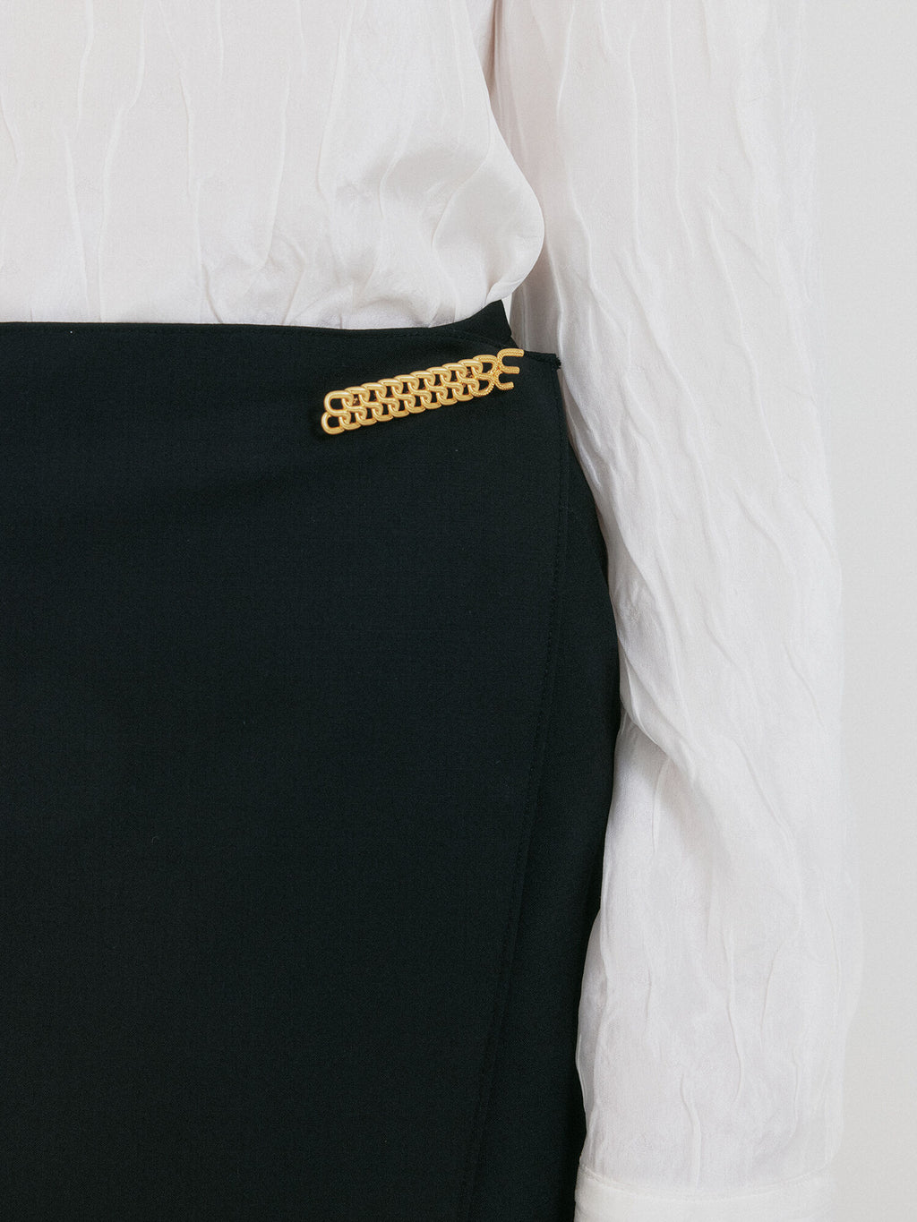 EENK ZEDIA Scarf Layered Pants - Black