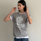 WAVE UNION Toward T-shirt Heather dark gray