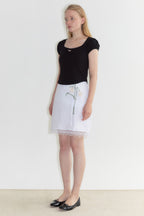 SINOON Round Shirring T-Shirt (Black)