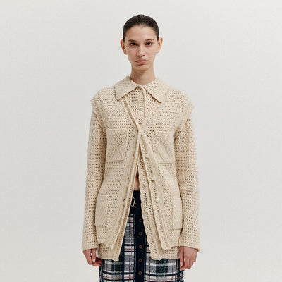 EENK XOLIN Knit Vest - Ivory