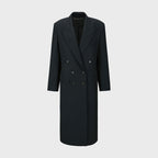 YCH DOUBLE-BREASTED WOOL COAT NAVY (F24OT0031NV)
