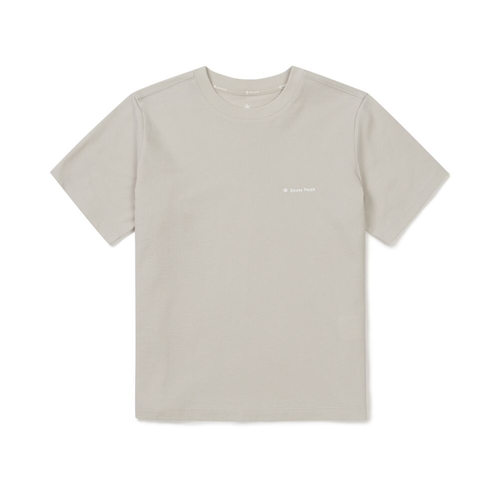 SNOWPEAK APPAREL Sorona Women's Semi-Cropped Short-Sleeve T-Shirt Sand Beige (S26MWFTS05)