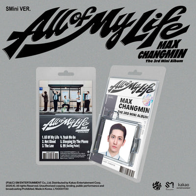 MAX - 3rd Mini Album [All Of My Life] (SMini Ver.)(Smart Album)