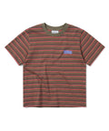 THISISNEVERTHAT THISISNEVERTHAT Striped W Tee Khaki
