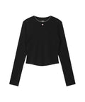 EMIS EMIS T-Shirt Mini Corsage Sleeve Top - Black