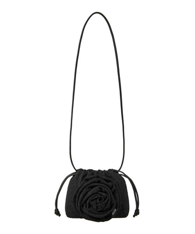 EMIS Corsage String Mini Bag - Black
