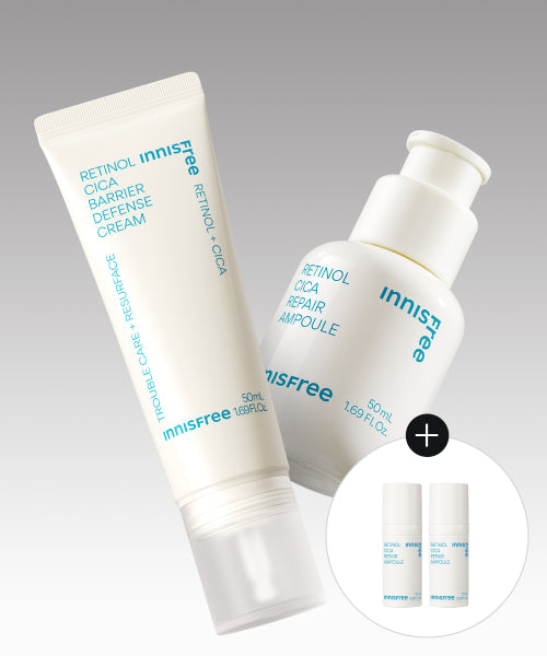 innisfree Innisfree Retinol Cica Trace Ampoule 50mL + Barrier Cream 50mL