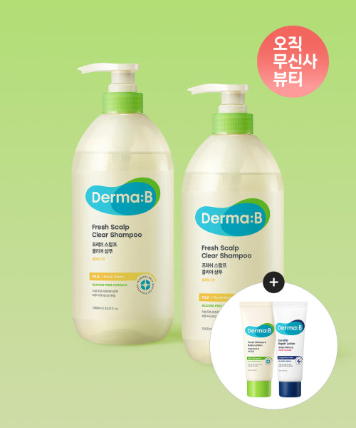 DERMAB Fresh Scalp Clear Shampoo Floral Green 1000ml