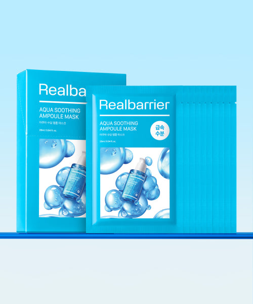 REAL BARRIER REAL BARRIER Aqua Soothing Ampoule Mask 10 Sheets
