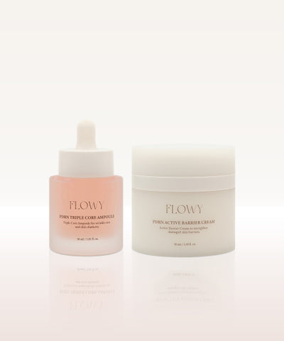 PDRN Triple Core Ampoule + Active Barrier Cream SET