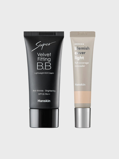 HANSKIN HANSKIN Super Velvet Fitting BB Cream Set