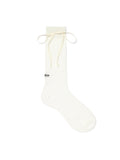 MATIN KIM MATIN KIM RIBBON POINT CREW SOCKS size free