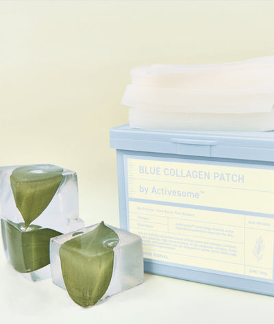 80 blue collagen patches, 180g (pore depth improvement/wrinkle improvement functionality)