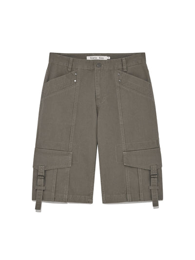 MATIN KIM SEMI SLIMFIT BERMUDA PANTS