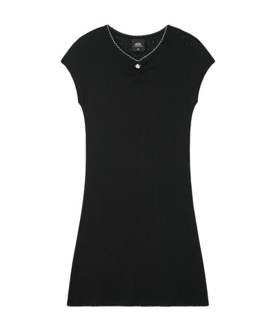 EMIS Mini Corsage Dress - Black