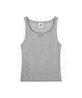 EMIS EMIS T-Shirt Mini Corsage Sleeveless - Gray
