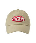 EMIS EMIS FOOT PRINT WAPPEN BALL CAP - BEIGE