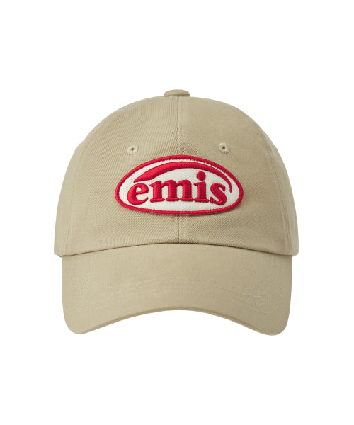 EMIS EMIS FOOT PRINT WAPPEN BALL CAP - BEIGE