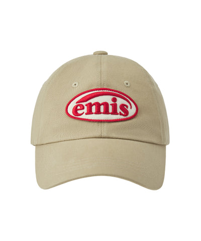 EMIS FOOT PRINT WAPPEN BALL CAP - BEIGE