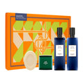 HERMES AMENITY Odd Citron Noir Special Hair 4-Piece Set (+Shopping Bag Complimentary)