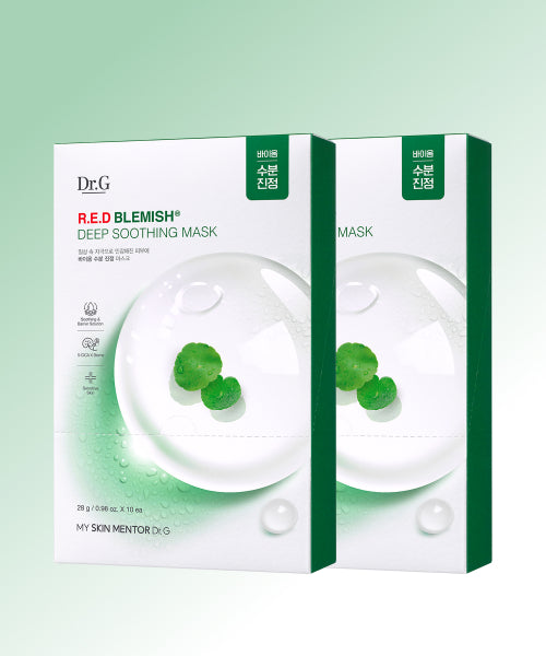 DR.G DR.G Red Blemish Deep Soothing Mask 10 sheets
