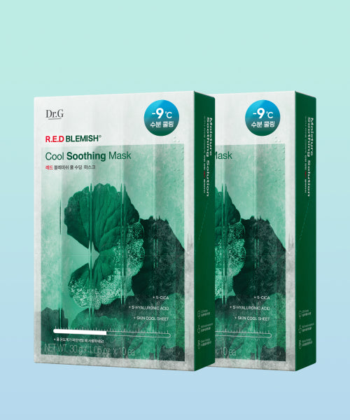 DR.G DR.G Red Blemish Cool Soothing Mask 10 sheets