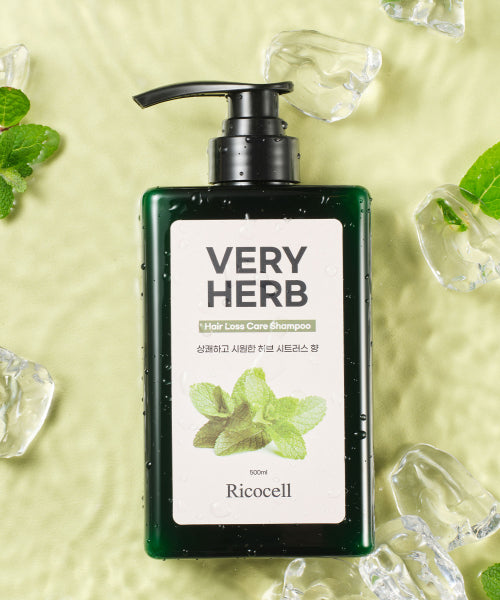 RICOCELL Lycocell Berry Herb Hair Loss Relief Cool Shampoo 500ml Hypoallergenic Scalp Citrus Scent Cool Dandruff Care
