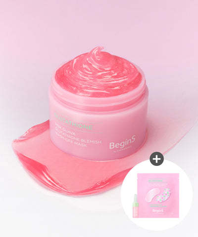 BEGINS Pink Guava Glutathione Wash-off Mask 90g